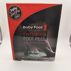 Baby Foot Exfoliation Foot Peel for Men Mint Scent One Use Men's Skincare